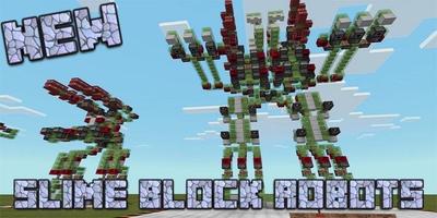 New Slime Block Robots Mod for MCPE скриншот 2