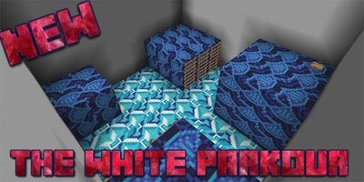 Poster The White Parkour Map for MCPE