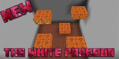 The White Parkour Map for MCPE скриншот 1