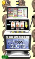 3D Hippo Slots - Free Affiche