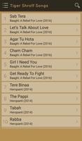 Hit Tiger Shroff Songs Lyrics captura de pantalla 1