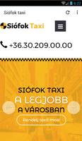 Siófok taxi poster