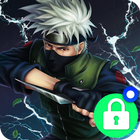 Kakashi Art HD Wallpaper Pattern Lock Screen ikona