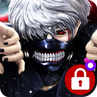 Ken Kaneki Anime Fun Art PIN Lock Screen biểu tượng