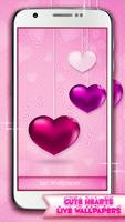 Cute Hearts Live Wallpapers screenshot 2