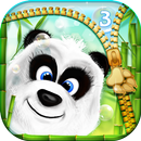 Panda Theme Zipper Lock Screen APK