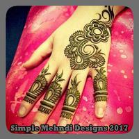 Simple Mehndi Designs 2017 Poster