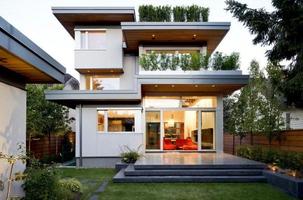 Einfaches minimalistisches Haus Design Plakat