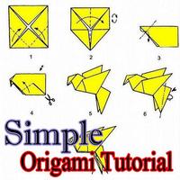 Simple Origami Tutorial Affiche
