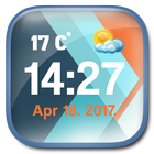 Simple Digital Clock HD Widget icône