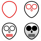 Tutorial de dibujo simple icono
