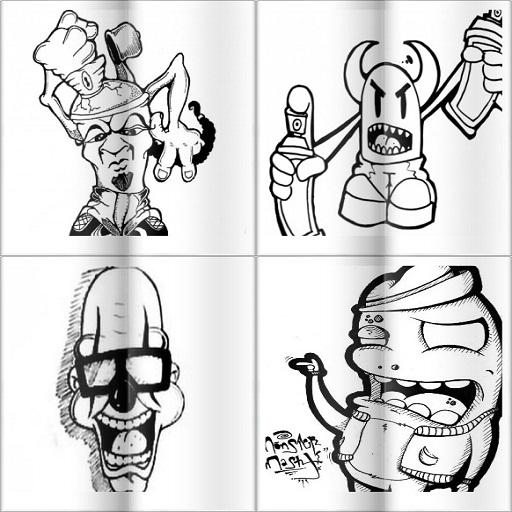 Simple Graffiti Art Sketches