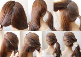 Simple Hair Style Tutorial Affiche