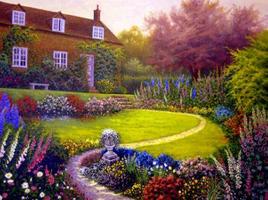Simple Home Garden Ideas-poster