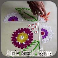 Simple Rangoli Designs Affiche