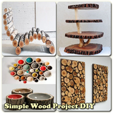Simple Wood Project DIY ícone