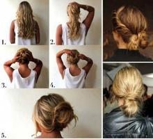Poster Simple Women Hairstyles