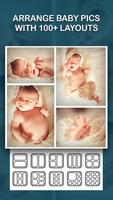 Collage de fotos de bebé Poster