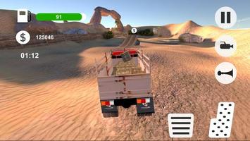 OffRoad Desert Truck Simulator پوسٹر