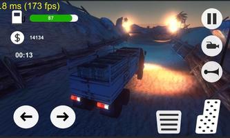 OffRoad Desert Truck Simulator imagem de tela 1