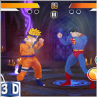 3D Ultimate Fighters : SuperHero Fighting Club ícone