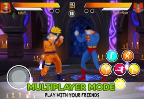 3D Ultimate Fighters : SuperHero Fighting Club Cartaz