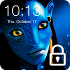 Alien Blue Another Planet AppLock Security simgesi