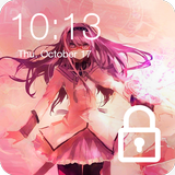 Anime Loving Couple Love Valentine Lock Password icône