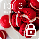 Delicious Sweet Macaron Snowflakes Lock Screen icon