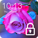 Flowers Valentine Love Roses Violet PIN AppLock APK