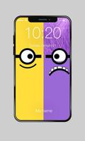 Funny Popular Emoji Love Monkey PIN AppLock Poster