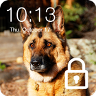 German Shepherd Faithful Dog Lock Screen Password-icoon