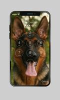 German Shepherd Faithful Dog Lock Screen Password captura de pantalla 1