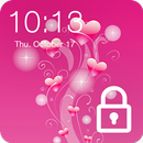Gift Heart Bows Pink Valentine AppLock Security APK