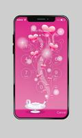 Gift Heart Bows Pink Valentine AppLock Security capture d'écran 1