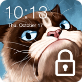 Grumpy Cat ART Wallpapers Lock Screen Password icône