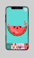 2 Schermata Juicy Watermelon ART Pattern Lock Screen Password