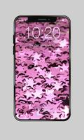 Pink Glitter Glow Star Wallpaper Sparkling Lock capture d'écran 1