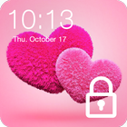 Pink Heart Valentine Roses Cookies icon