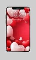 Poster Pink Heart Valentine Day Sweet Love PIN Lock
