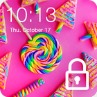 Sweet Stuffed Caramel Ice Cream Lock HD Password icône