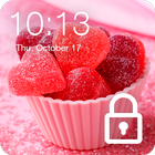 Sweet Candy Love Valentine HD AppLock Security-icoon