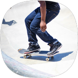 Comment skateboard icône