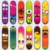 Skateboard Deck Designs Plakat