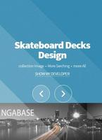 Skateboard Decks Ontwerp-poster