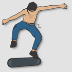 Skater Jumping Love icon