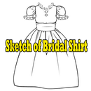 APK Sketch of Bridal Shirt