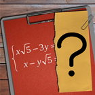 Mathematics. Photo solution icon