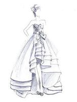 Sketch Wedding Dress Design capture d'écran 3