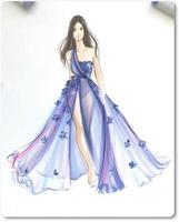 Sketches Design Evening Dresses 2018 imagem de tela 1